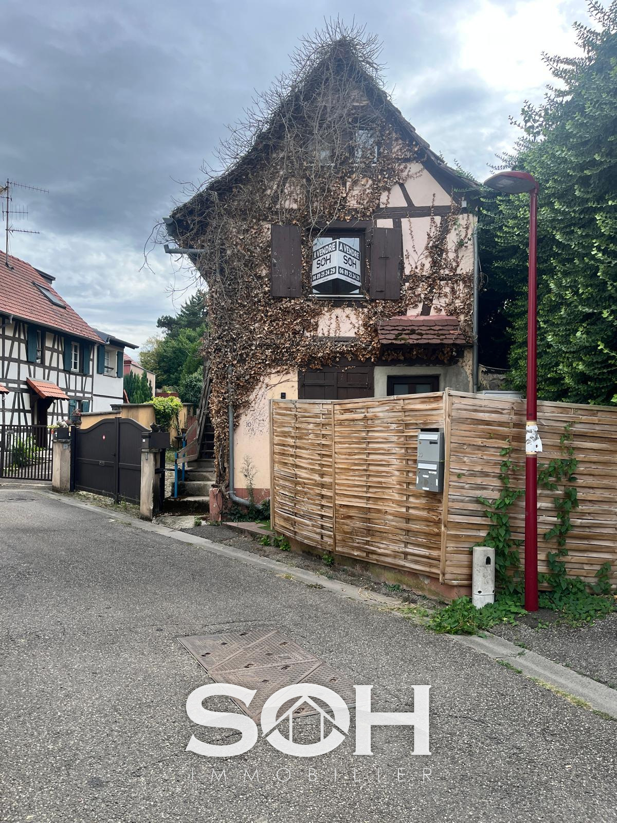  Maison alsacienne divisée en 2 appartements — 65 m2 — Libre de toute occupation — Idéal investisseur  250?000